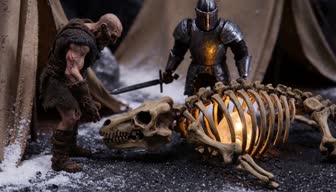 Ash Knight — Beast bones remember the violence that opened them.