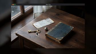 Heart Memory Box — The memory album interface opens through four canonical objects.
