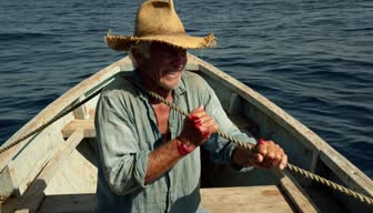 Far Out — Fishing skill is observed as disciplined physical endurance, not a public contest.