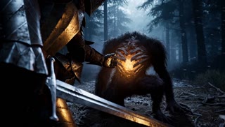 Ash Knight — a living light carried through danger viewed through horror-supernatural.