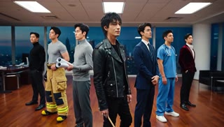 Surrounded by Handsome Men — choice among routes viewed through work-industry.