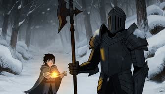 Ash Knight — a living light carried through danger viewed through horror-supernatural.