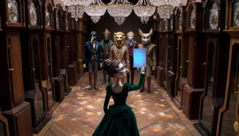 White Rose Manor — masked courtship viewed through scifi-fantasy.