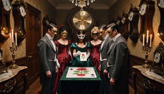 White Rose Manor — choice before private audience viewed through everyday-life.