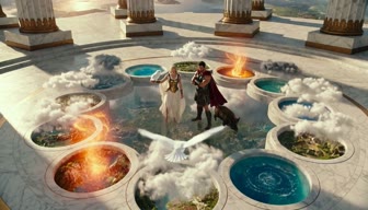 Olympus: The Twelve Olympians — mythic order and consequence viewed through animals-nature.