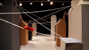 Spider-Man Museum: Web of Variants — web-masked variant identities viewed through chase-action.