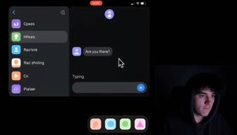 Typing... — intimacy through a screen viewed through everyday-life.