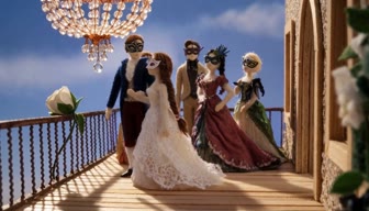 White Rose Manor — masked courtship viewed through family-domestic.