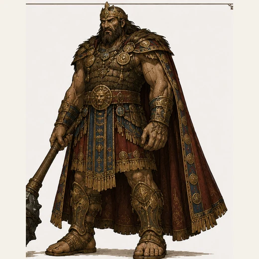 Gilgal, armored King of the Giants